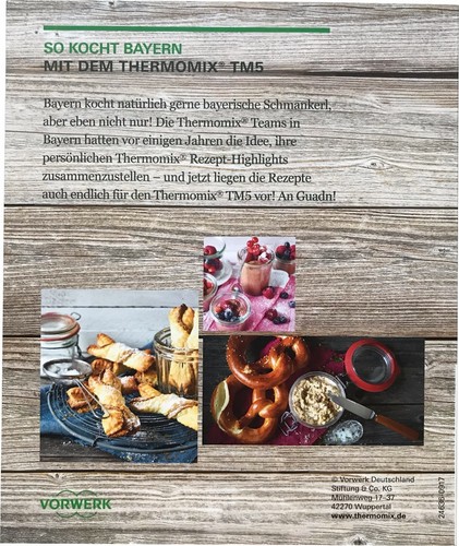Kochbuch Vorwerk THERMOMIX SO KOCHT BAYERN Buch Rezepte bayrisch TM5 TM6 sk24 - Bild 2 von 6