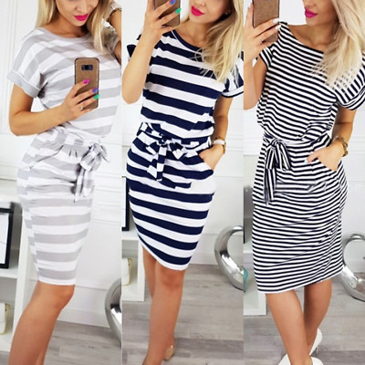 casual short sleeve summer dresses