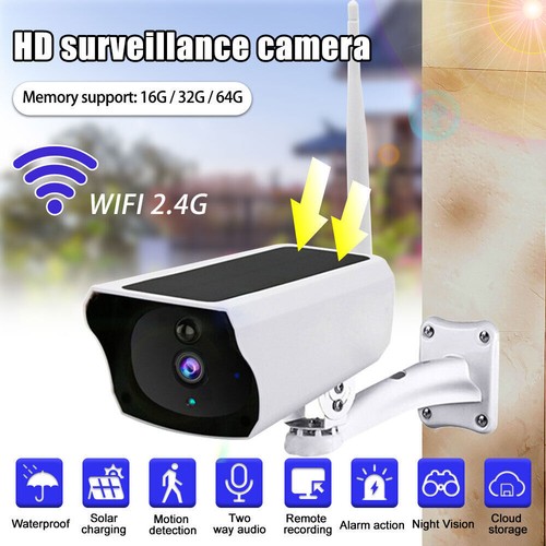 Outdoor 1080P Solar Powered Security Energy Camera Wireless WiFi IP Home CCTV HD - Picture 5 of 22