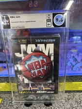Sega Genesis MD Mega Drive NBA Jam Graded WATA 9.6 A+ V-Overlap Sealed Japan JPN