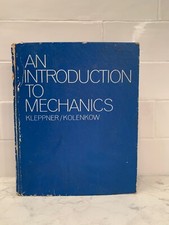 AN INTRODUCTION TO MECHANICS By Daniel Kleppn...
