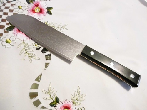 SANTOKU DAMASTMESSER Küchen/Allzweckmesser 67 Lagen Klinge 18cm, Länge 30cm NEU! - Bild 2 von 9