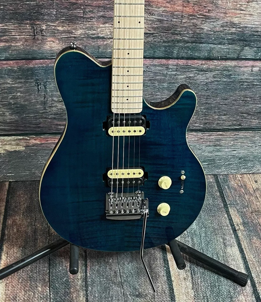 Sterling by Music Man AX3FM-NBL-M1 Axis Electric Guitar - Neptune