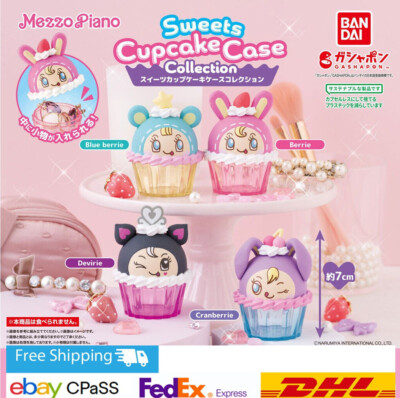 MEZZO PIANO Sweets Cupcake Case Collection Set of  Complete / Capsule Toy