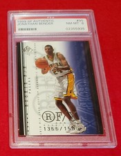 JONATHAN BENDER - 1999 SP Authentic RC 1366/1500 PSA 8 NM-MT #95