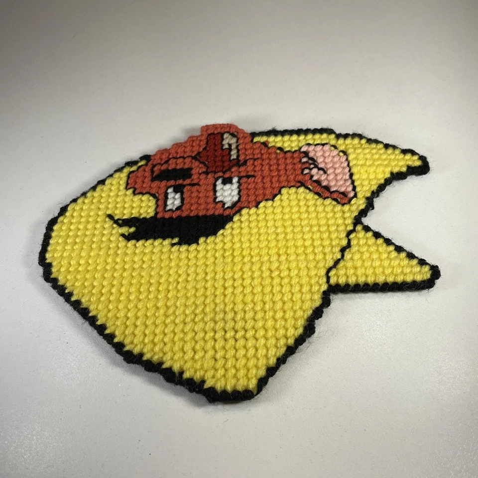 Vintage Handmade Looney Tunes Speedy Gonzales Cross Stitch Pattern Magnet - Image 4 of 4