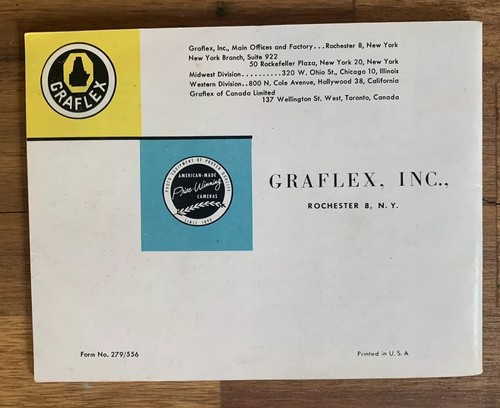 Graflex Prize Winning Cameras Catalog Booklet Graphic Graflite Graflarger - Picture 14 of 14