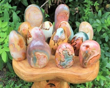 Polished Polychrome Jasper Freeform - Beautiful Free Standing Display Specimens 