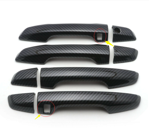 Carbon Fiber Door Handle Smart Key Cover Trims For Honda CR-V CRV 2017-2021 - Picture 3 of 3