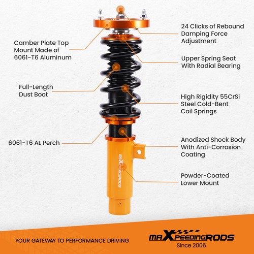 Amortisseur COMBINE FILETE for BMW 3 Series (E92 E93) coilover Réglable Damper - Imagen 11 de 12