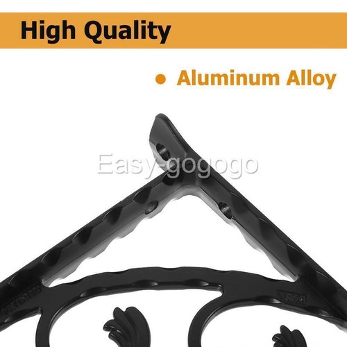 2/4/6 Pack 6 Inch Decorative Shelf Brackets, Heavy Duty Metal Wall Mounted NEW - Picture 9 of 10