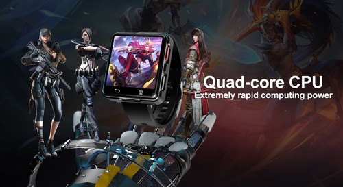 2,64"4G größerer Bildschirm Smartwatch Android 11 Dual Kamera WIFI GPS SIM Unterstützung - Bild 14 von 18