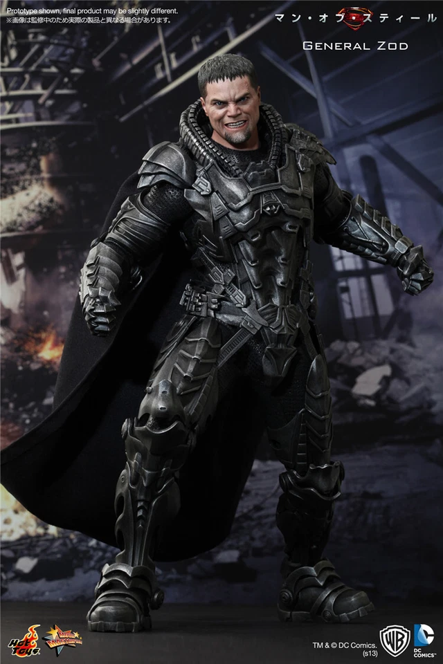 Figura de acción coleccionable Hot Toys MMS216 Man of Steel escala 1/6 General Zod nueva Foto 3 de 4