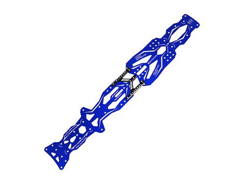 3RACING SAK-D680 TELAIO PRINCIPALE IN ALLUMINIO PER 1/10 RC SAKURA AUPER D6 S SPORT DRIFT CAR - Foto 8 di 10