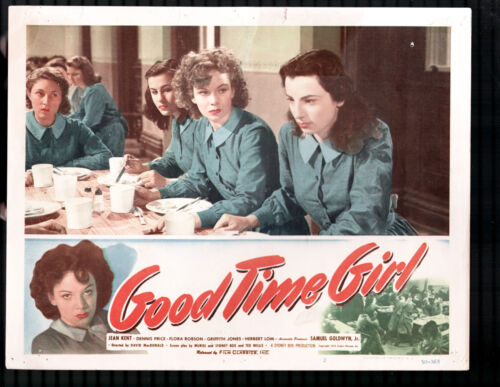 Good-Time Girl 11""x14"" Lobbykarte #2 Diana schläft Jeans Kent Film-Schwarz Verbrechen - Bild 1 von 1