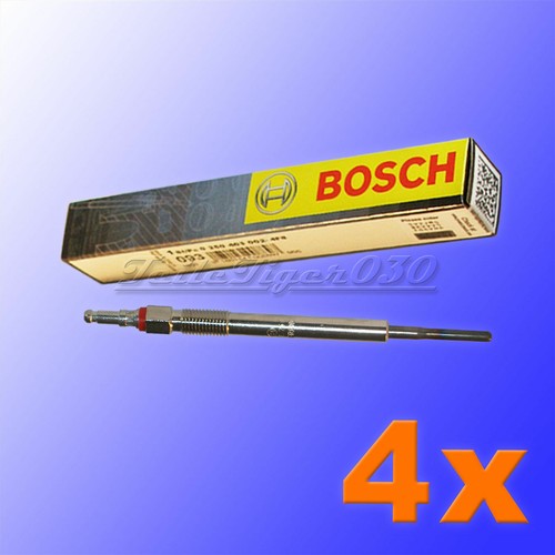 4 x 0 250 403 002 BOSCH GLUEHKERZE AUDI A3 2.0TDI SEAT ALTEA 5P1 SKODA OCTAVIA