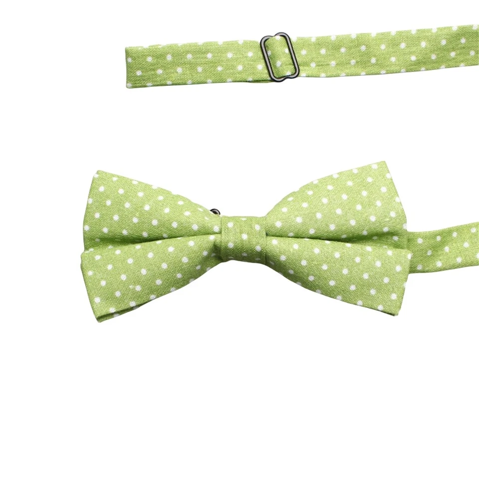 Hombres Lunares Moño Cuello Corbata Boda Fiesta Novio Esmoquin Negocios Formal Pajarita Foto 2 de 3