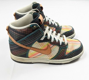 Nike Dunk High 6.0 Women's Plaid Multi-Color Sneakers Shoes 342257-400 Size 7 | eBay