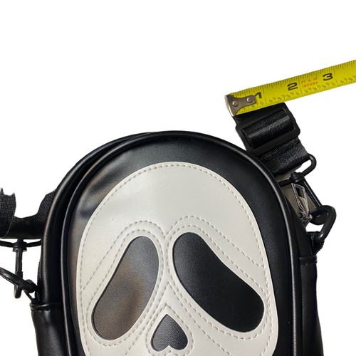 Bolso de Hombro Ghostface Scream Bandolera Negro Cuero Sintético Halloween Moderno - Imagen 11 de 14