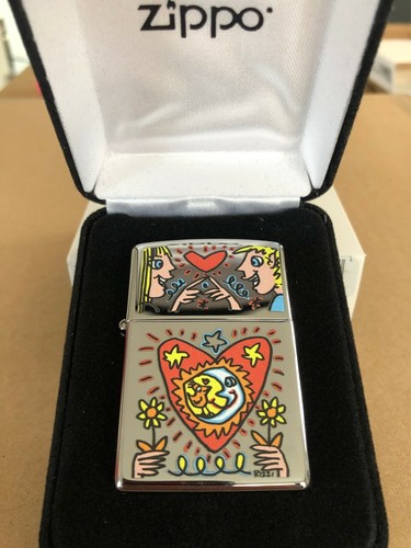 6St. "James Rizzi - Zippo Feuerzeuge" Aus der Serie Burning Love" incl.20erDisp - Bild 3 von 10
