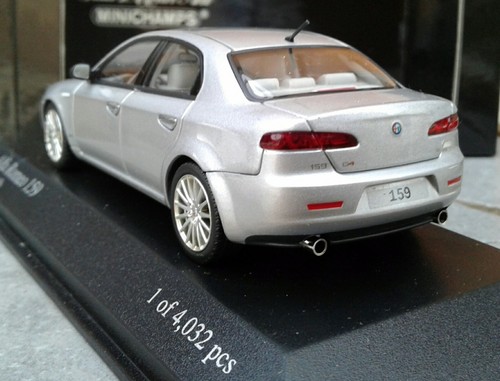 1/43 Minichamps ALFA ROMEO 159 ,2005,silver,saloon, rare, mint, ! - Picture 6 of 12