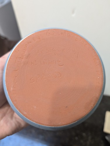 Lakota Sioux Pottery Vase Bowl Signed Native Indigenous Hand Made 1990s Signed - Bild 7 von 9