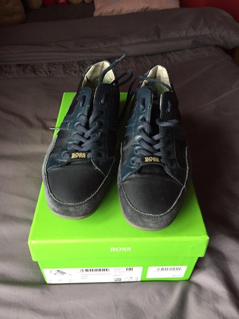 hugo boss spacit trainers grey