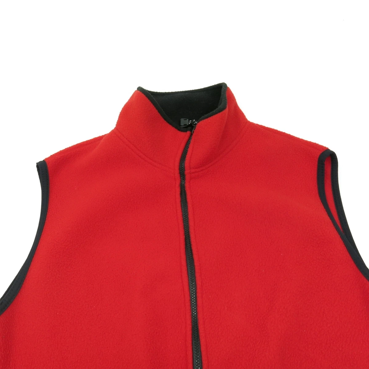Mens red fleece best sale vest
