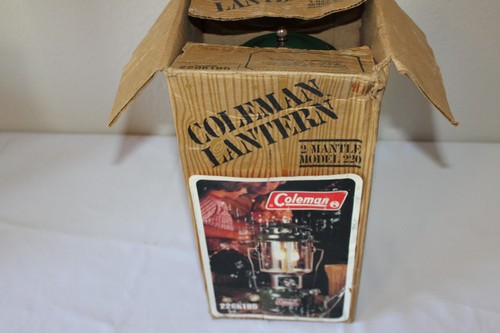 Original 1981 Coleman Green Lantern Vintage 5/81 220k Box Instructions - Picture 14 of 16
