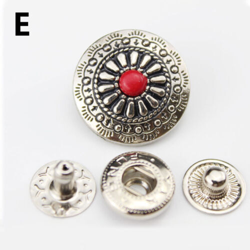 20mm Copper Press Studs Snap Fasteners Buttons For DIY Leather Craft Jacket Coat - Picture 7 of 39