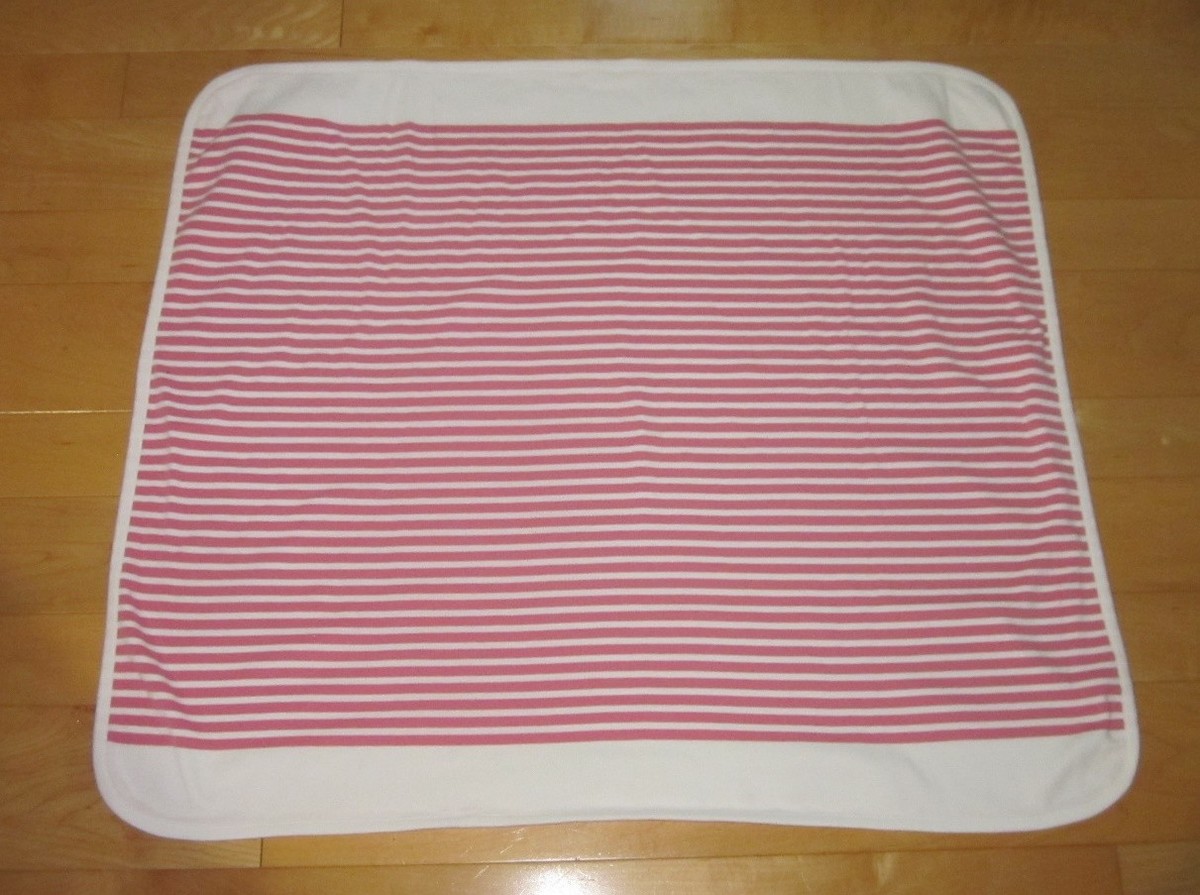 Serena Lily Hanna Andersson Pink White Stripe Baby Blanket Organic Cotton eBay
