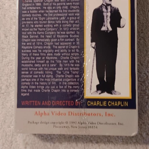 Charlie Chaplin Festival Volume 2 (VHS) Brand New Sealed Movies Vintage Video  - Image 4 of 4