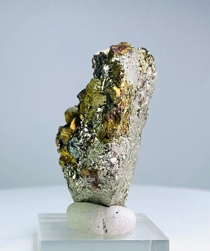 CHALCOPYRITE BRILLIANT CRYSTALS & TETRAHEDRITE on PYRITE as MATRIX from PERÚ - Foto 9 di 16