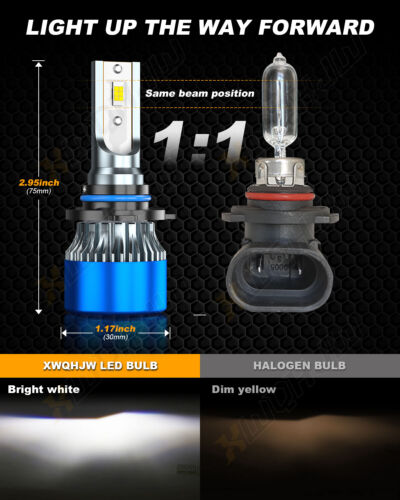 Combo de bombillas de haz alto/bajo faros LED 9005+H11 para Toyota Highlander 2011-2020 - Imagen 2 de 12