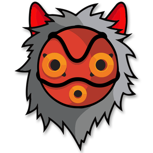 Princess Mononoke Hime Mask Ghibli Style Decal Vinyl Sticker Ebay Princess Mononoke Hime Mask Ghibli Style Decal Vinyl Sticker Ebay