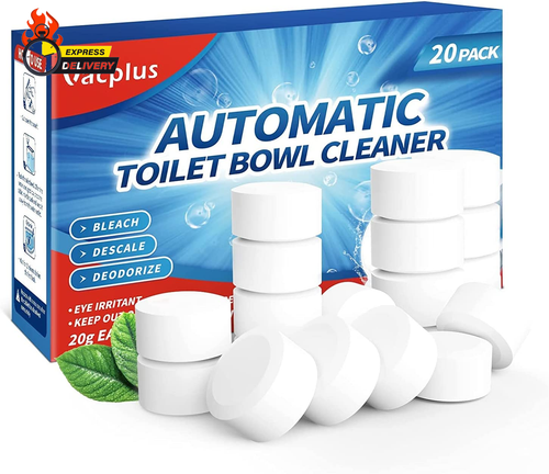 Toilet Bowl Cleaner Tablets 20 PACK, Automatic Cleaners with Bleach, Slow-Releas - Picture 9 of 12