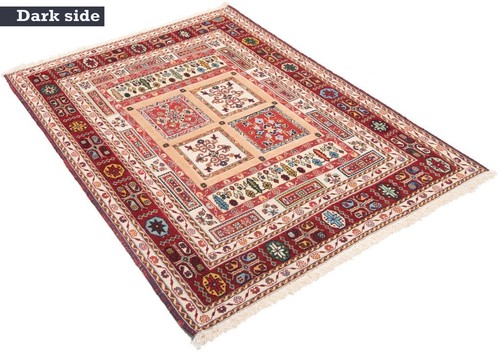 Nimbaft 155x115 cm Handgeknüpfter Perserteppich Nomadic Orient Carpet Rug - Bild 3 von 13
