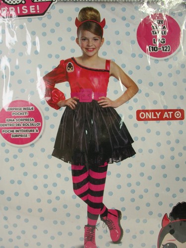 Lol Sorpresa Especias Disfraz Niñas Grande 10-12 Rosa Vestido Leggings Sin Diadema Nuevo - Imagen 2 de 10