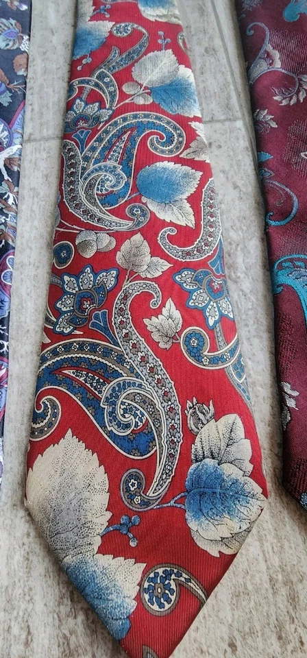 Lote de 3 estampados de diseño abstracto vintage de Cambridge Classic de Mervyn’s para hombre Foto 3 de 4