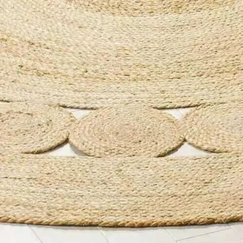Hand-Woven Braided Jute Rug – Rustic, Soft & Stylish Boho Carpet for Home Decor - Picture 3 of 6