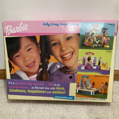 Vintage Barbie Baby Krissy Home Nursery Playset 1999 NRFB 67791-91 NEW - Picture 3 of 8