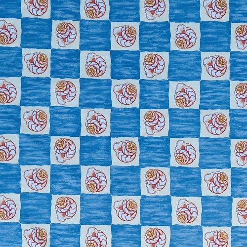 Sea Shells Ocean Nautical Beach Upholstery Fabric Drapery Pillow Crafts 55" Wide - Picture 5 of 5
