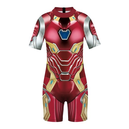 Children's Unisex 3D Printing One-Piece Swimsuit Short Sleeve Swimsuit Wetsuit - Picture 35 of 35