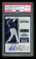 PSA 10 FERNANDO TATIS JR 2018 PANINI CONTENDERS CRACKED ICE AUTO RC #/23 *POP 1*