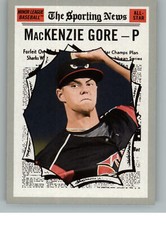 2019 Topps Heritage Minor League 185 MacKenzie Gore - Lake Elsinore Storm AS