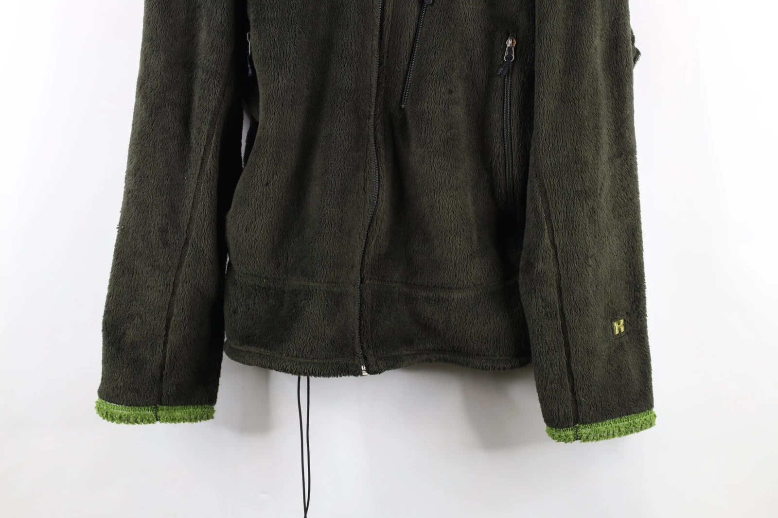 patagonia vintage spell out regulator full zip fleece jacket