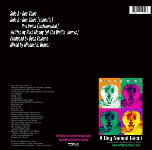 ONE VOICE - From Dog Named Gucci OST (Sealed 12") Norah Jones, Aimee Mann, 143 - Picture 2 of 3