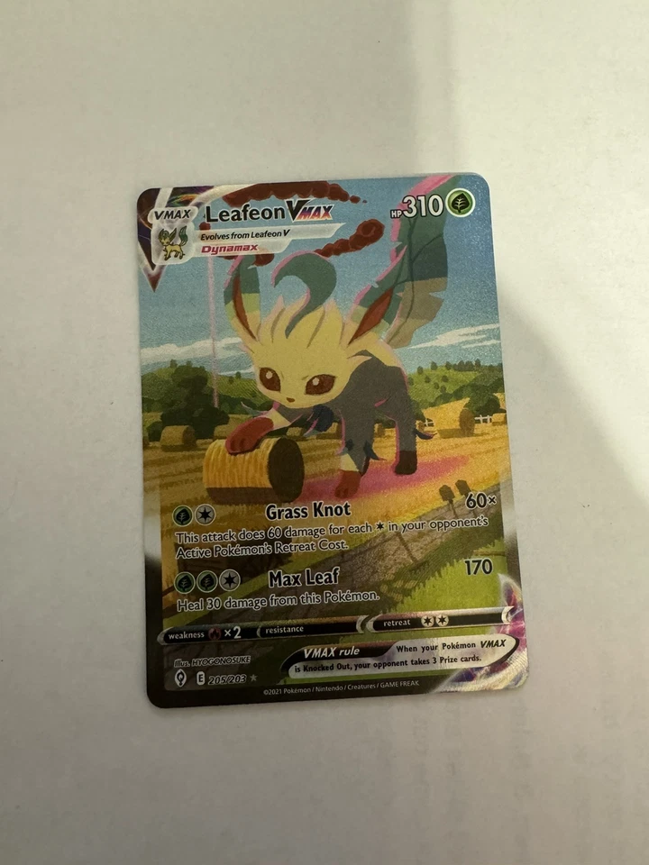 Leafeon Vmax | 205/203 | Evolving Skies | Alt Art | Mint | Pokemon TCG - Image 3 of 4