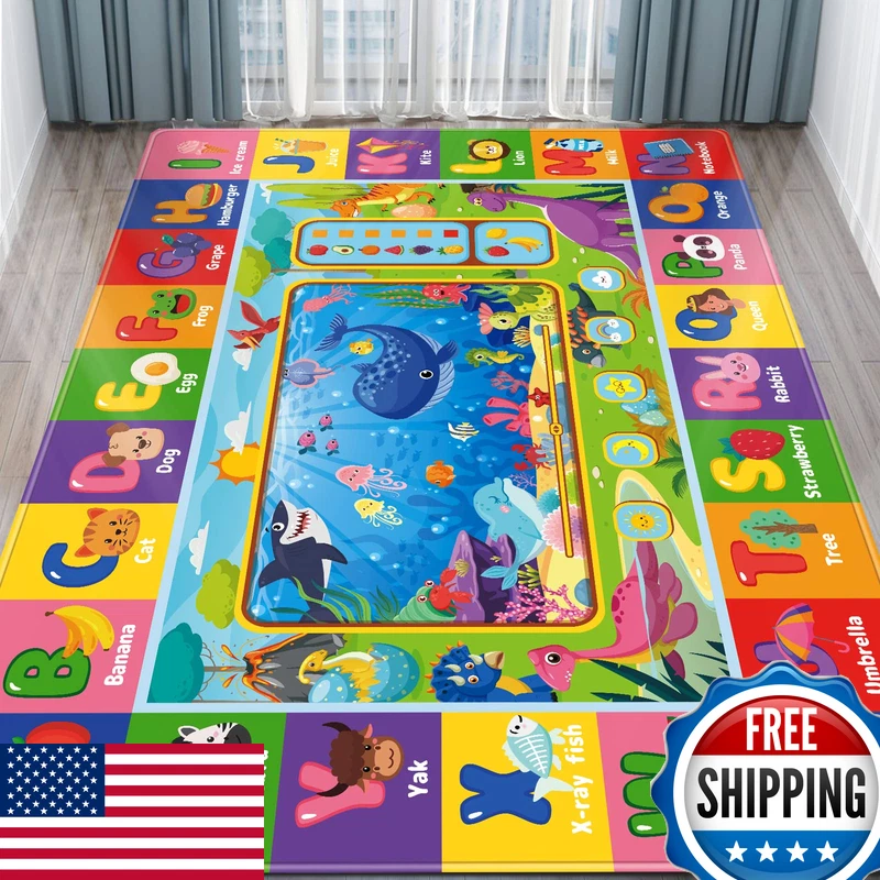 Akasisrug Baby Play Mat For Floor Playmat Baby Crawling Mats Educational Tummy