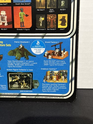 Vintage Recarded Star Wars Power Droid Original Action Figure on custom 21bkcard - Picture 8 of 10